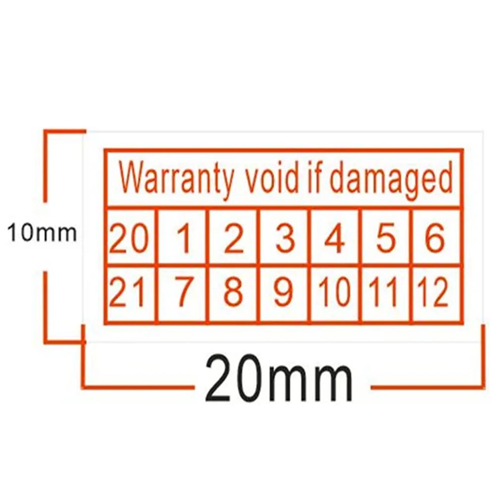 Security & Warranty Sticker Security & Warranty Sticker